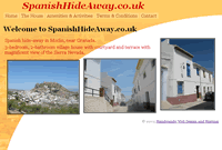 image of the www.spanishhideaway.co.uk website